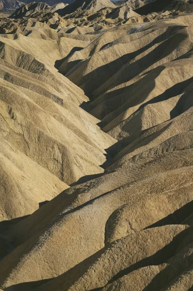 Ölüm Vadisi Ulusal Parkı Ndaki Zabriskie Point Işık Doku — Stok fotoğraf