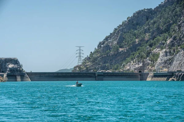 Barrage Oymapinar Rivière Manavgat Dans Les Montagnes Région Antalya Turquie — Photo