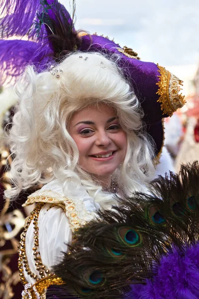 Valletta Malta Mar Portrait Une Danseuse Carnaval Lors Carnaval International — Photo