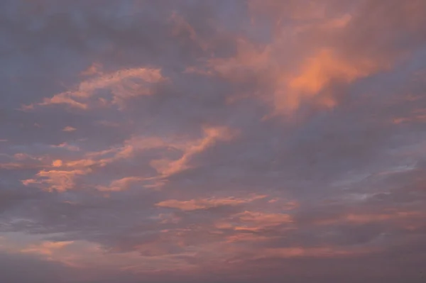 Cielo Atardecer Azul Rosa — Foto de Stock