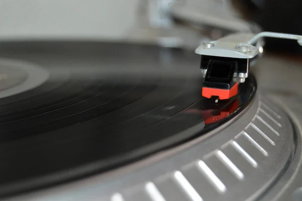 Close Record Player 70S — Stock Photo, Image