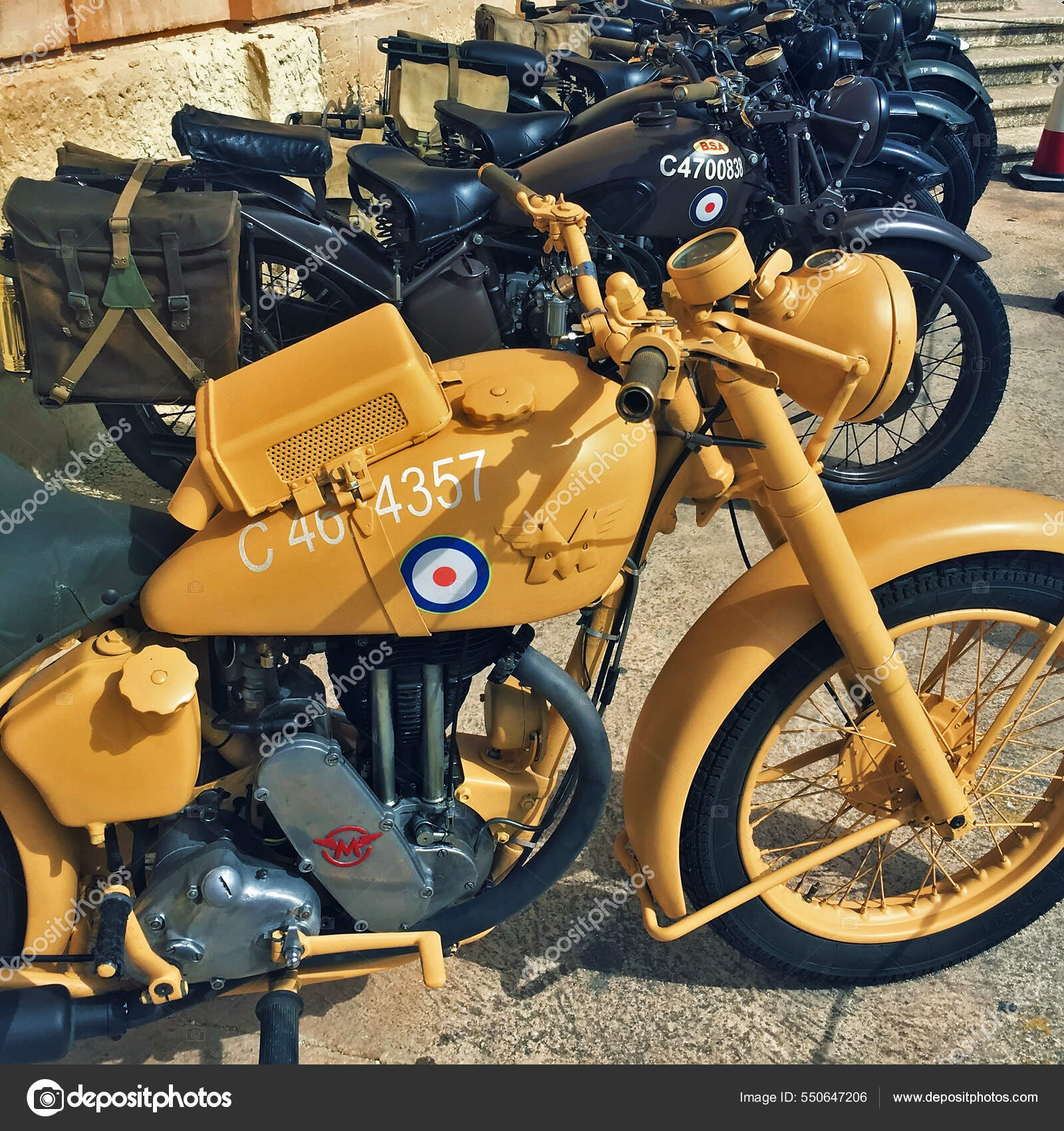 Vintage 2024 army motorcycle