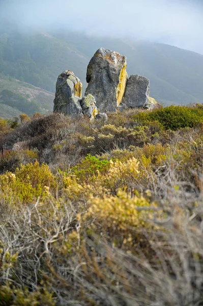 加州南部的太平洋谷地悬崖 — 图库照片