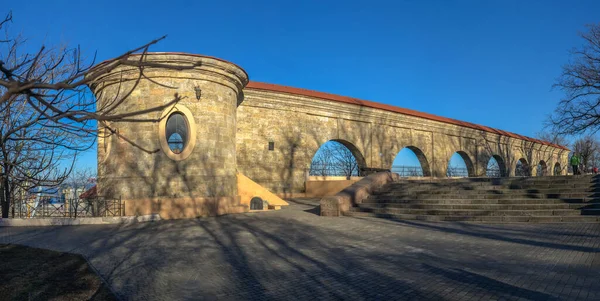 Odessa Ucraina 2022 Arco Quarantena Rovine Storiche Della Fortezza Khadjibey — Foto Stock