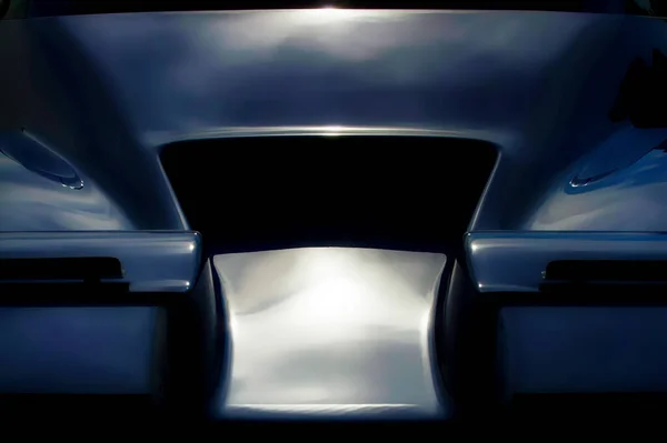 Abstrakt Detalj Från Superbil Som Visar Det Vackra Flödet Karosseridesign — Stockfoto