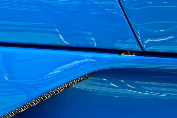 Abstract Detail Van Een Superauto Die Ingewikkelde Aerodynamica Toont — Stockfoto