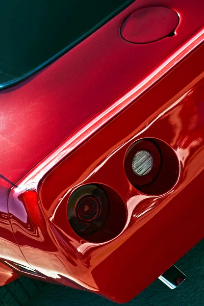 Detail American Sports Muscle Car — Stock Photo, Image