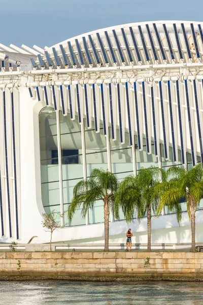 Vista Para Arquitetura Moderna Edifício Museu Branco Centro Rio Janeiro — Fotografia de Stock