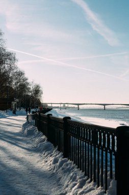 gökyüzünde uçak iz