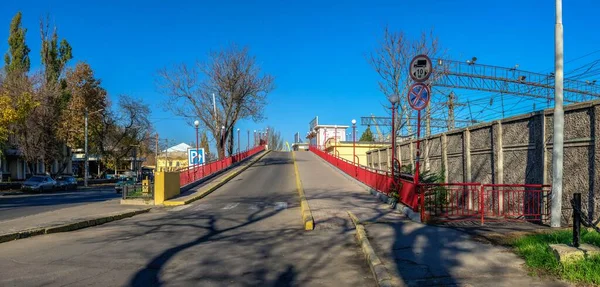 Odessa Ucrânia 2019 Vista Porto Passageiros Estação Marítima Odessa Ucrânia — Fotografia de Stock