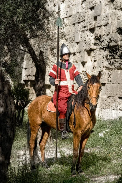 馬に乗ってマルタの聖ヨハネ騎士団の騎士 — ストック写真