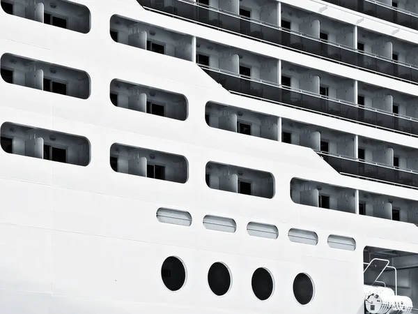 Abstract Detail Van Een Cruiseschip — Stockfoto