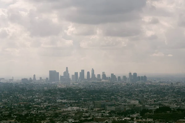 Bulutlu Bir Günde Los Angeles — Stok fotoğraf