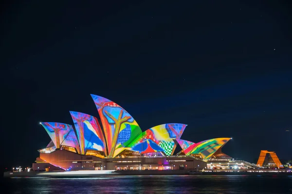 Sydney Opera Binası Canlı Sydney — Stok fotoğraf
