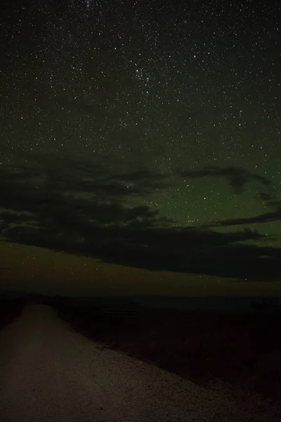 Vintergatan Stora Böja Nationalpark Texas — Stockfoto