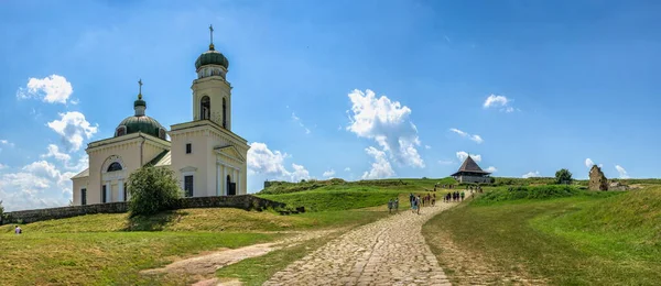 Khotyn Ucrania 2021 Fortaleza Khotyn Región Chernivtsi Ucrania Día Soleado — Foto de Stock