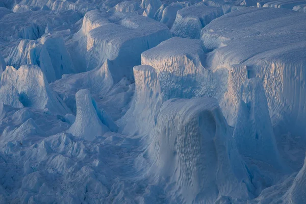 Buzdağlarının Tuhaf Dokuları Şekilleri — Stok fotoğraf