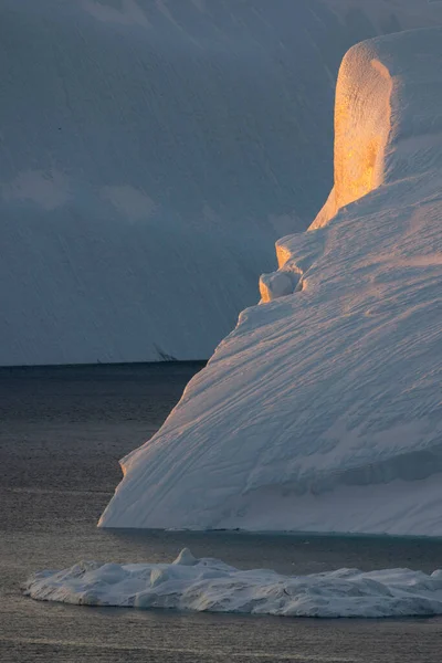 Whimsical Textures Shapes Icebergs — Stock Photo, Image