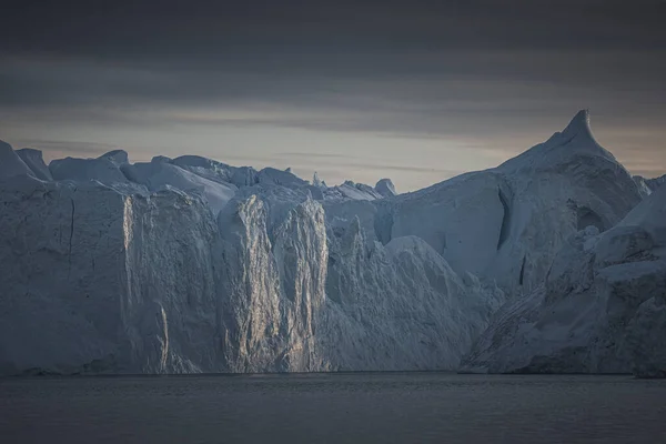 Textures Formes Fantaisistes Des Icebergs — Photo