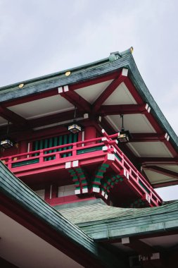 Japonya 'da Geleneksel Ahşap Binanın Ayrıntıları