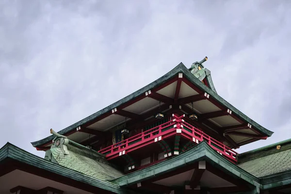 Деталь Традиционного Деревянного Здания Японии — стоковое фото