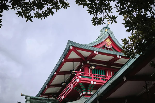 Деталь Традиционного Деревянного Здания Японии — стоковое фото