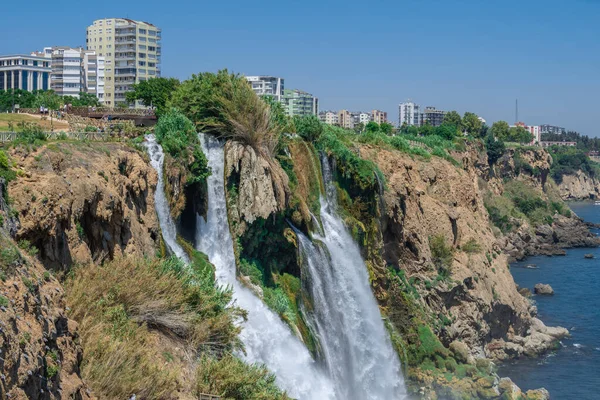 Antalya Turquia 2021 Cachoeiras Lower Duden Cachoeira Lara Antalya Turquia — Fotografia de Stock