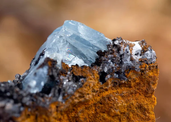 Barite Mineral Specimen Stone Rock Geology Gem Crystal — Stock Photo, Image