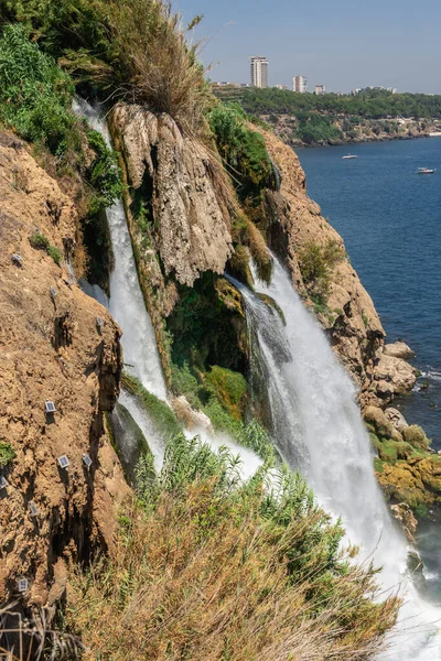 Antalya Turquia 2021 Cachoeiras Lower Duden Cachoeira Lara Antalya Turquia — Fotografia de Stock