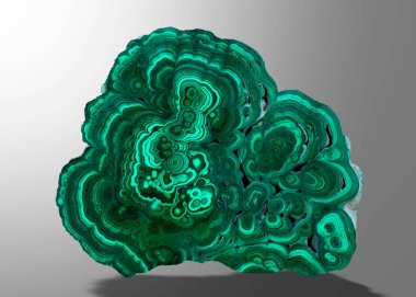 Malachite mineral numunesi taş jeoloji kristali.