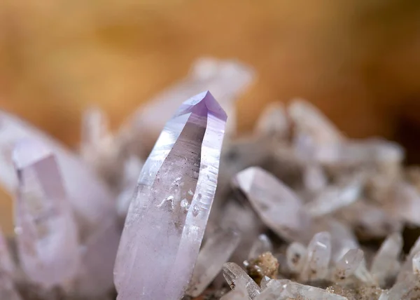 Mineralien Stein Berggeologie Edelsteinkristall — Stockfoto