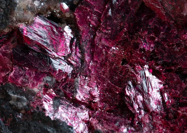 Mineral Prov Sten Geologi Pärla Kristall — Stockfoto