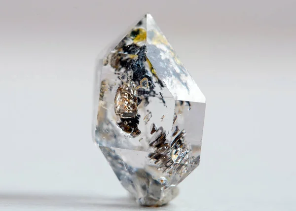 Diamond Quartz Mineral Specimen Stone Rock Geology Gem Crystal — Stock Photo, Image