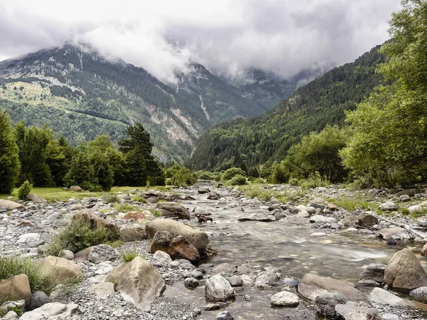 Ordesa Údolí Krajina Vodopády Koňská Ocas Ztracené Hory — Stock fotografie