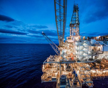 Meksika Körfezi Offshore Sondaj Platformu