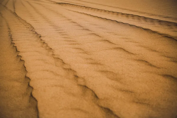 Mönster Sandstranden Vacker Naturlig Bakgrund — Stockfoto