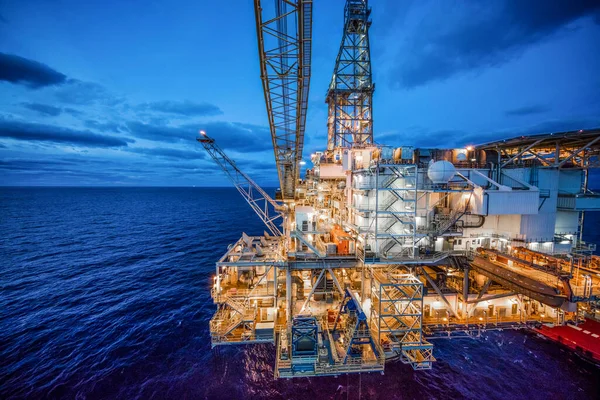 Gulf Mexico Offshore Drilling Platform — Foto Stock