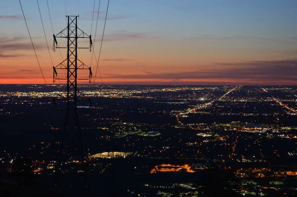 Denver Při Východu Slunce Hledí Východ — Stock fotografie