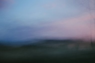 Kışın Bir Tarlanın Soyut Manzarası