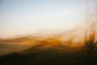 Kışın Bir Tarlanın Soyut Manzarası