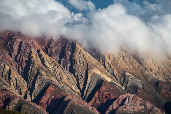 Amazing Jagged Peaks Serranias Hornocal Northern Province Jujuy Argentina — Stock Photo, Image