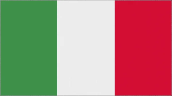 Italia Bandiera Del Ricamo Stemma Italiano Tessuto Cucito Stemma Ricamato — Foto Stock