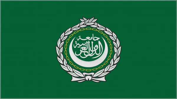 League Arab States Embroidery Flag Emblem Stitched Fabric Embroidered Coat — Stockfoto