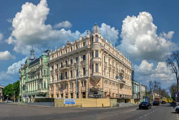 Odessa Ukrajina 2022 Liebmanův Dům Oděse Ukrajina Slunečného Jarního Dne — Stock fotografie