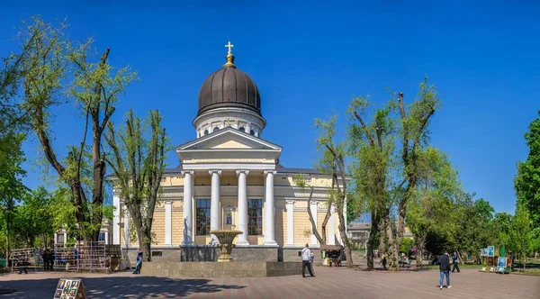 Odessa Ukraine 2022 Transfiguration Cathedral Odessa Ukraine Sunny Spring Day — Stockfoto
