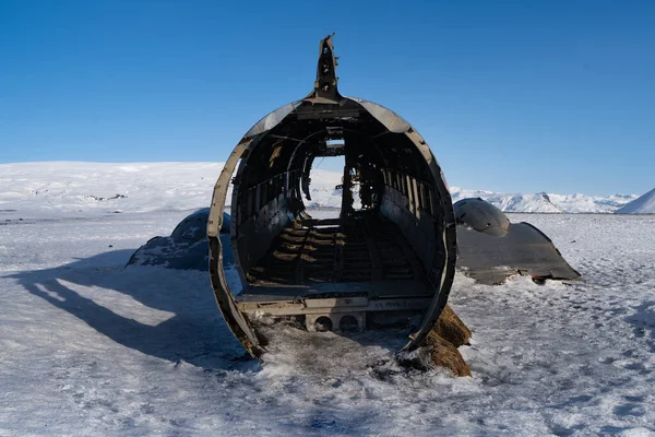 Aviones Militares Abandonados Islandia — Foto de Stock