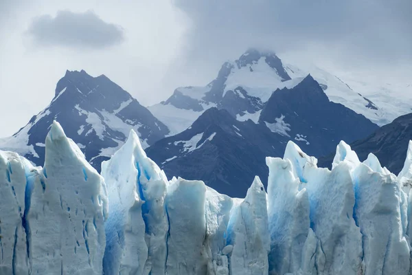 Ледник Перито Морено Один Немногих Ледников Мире Который Растет Национальном — стоковое фото