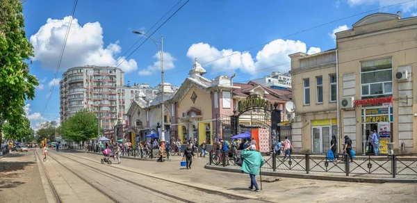 Odessa Ukraine 2022 Privoz Market Odessa War Ukraine Sunny Spring — Stock Photo, Image