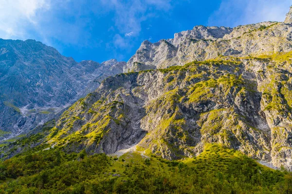 Alpok Völgy Hegyekben Koenigssee Konigsee Berchtesgaden Nemzeti Park Bajorország Németország — Stock Fotó