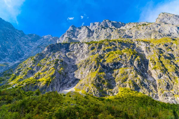 位于德国巴伐利亚州科尼希附近的阿尔卑斯山山脉山谷 科尼希西 贝希特斯加登国家公园 — 图库照片
